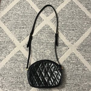 Super cute genuine leather Chanel styled vintage purse